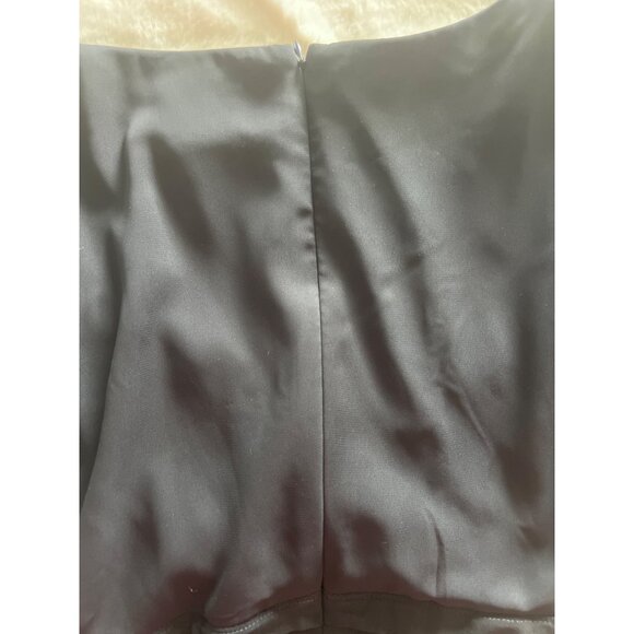 Xscape Woman by Joanna Chen Black Chiffon Flutter Sleeve Dress -16W, semi-formal - Picture 7 of 9